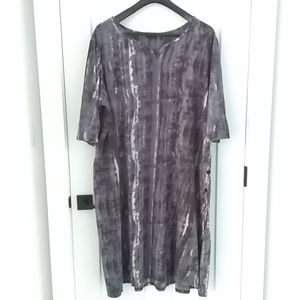 Ulla Popken Tie Die Robe/Housecoat size 20/22